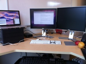 my desk, today